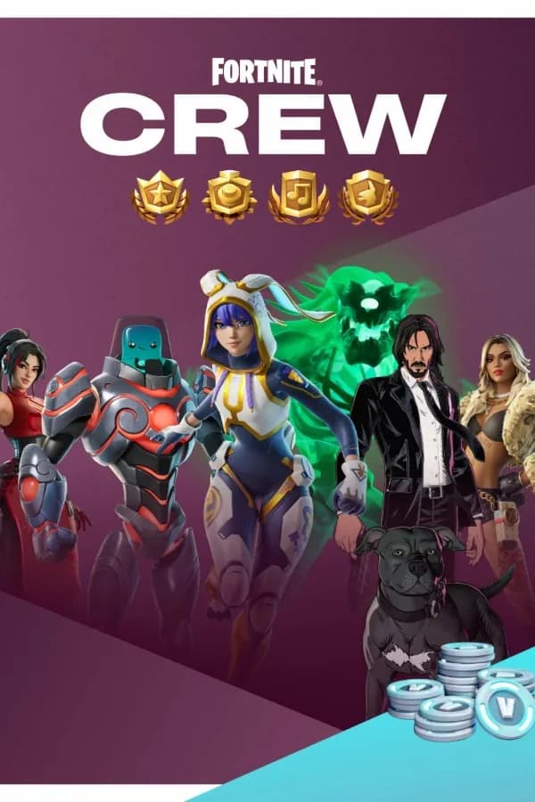 ⭐ Fortnite Crew + 800 V-Bucks ⭐ Турция 🇹🇷 | Через Epic Games